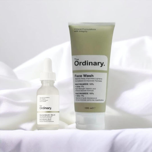 2 in 1 Skincare Bundle: Face Wash & Niacinamide Serum