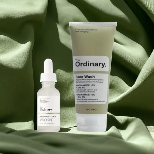 2 in 1 Skincare Bundle: Face Wash & Niacinamide Serum